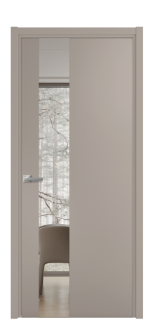 Дверь межкомнатная Vetro 14 Цвет Какао Покрытие Эмаль  Наличник L 50 Цена 45575