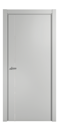 Дверь межкомнатная Ветро 17 Цвет Телегрей Покрытие Эмаль  Наличник L 75 Цена 44975