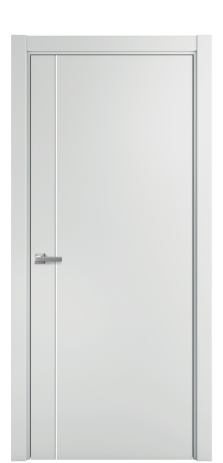 Дверь межкомнатная Ветро 17 Цвет Облачный Покрытие Эмаль  Наличник L 75 Цена 44975