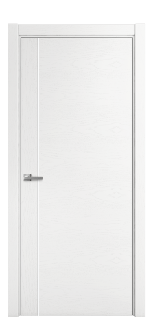 Дверь межкомнатная Ветро 17 Цвет Ясень Белый Покрытие Шпон крашеный  Наличник L 75 Цена 48175