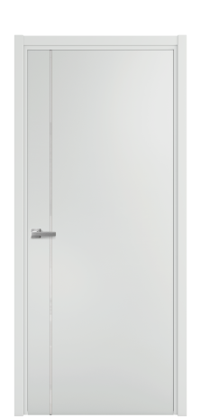 Дверь межкомнатная Vetro 17 Цвет Облачный Покрытие Эмаль  Наличник L 50 Цена 44975