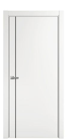 Дверь межкомнатная Slot 10-011 Цвет Белый Покрытие Эмаль  Наличник L 75 Цена 41275