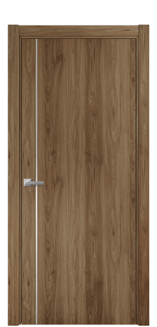 Дверь межкомнатная Слот 10-011 Цвет Орех классический Покрытие ПВХ ПОД ДЕРЕВО Наличник L 75 Цена 31200