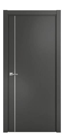 Дверь межкомнатная Слот 10-011 Цвет Ясень Антрацит Покрытие Шпон крашеный  Наличник L 75 Цена 44475