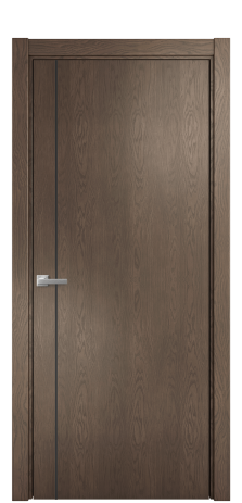 Дверь межкомнатная Slot 10-011 Цвет Дуб Марракеш Покрытие Шпон натуральный  Наличник L 75 Цена 47350