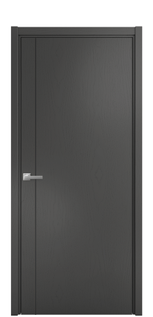 Дверь межкомнатная Slot 10-011 Цвет Ясень Антрацит Покрытие Шпон крашеный  Наличник L 50 Цена 44475