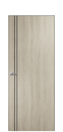 Дверь межкомнатная Слот 10-012 Цвет Мадейра песок Покрытие ПВХ ПОД ДЕРЕВО Наличник Скрытый короб хром Цена 38100