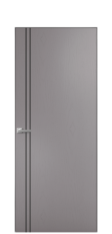 Дверь межкомнатная Slot 10-012 Цвет Ясень Ирис Покрытие Шпон крашеный  Наличник Скрытый короб хром Цена 43550