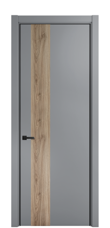 Дверь межкомнатная Дуэт 14 Цвет Гриджио Покрытие ЭМАЛИ Эмаль Наличник L 75 Цена 54685