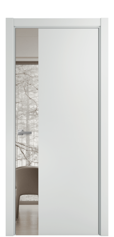 Дверь межкомнатная Ветро 19 Цвет Облачный Покрытие Эмаль  Наличник L 75 Цена 50625