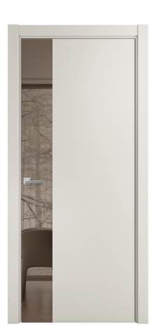 Дверь межкомнатная Ветро 19 Цвет Дымчатый Покрытие Эмаль  Наличник L 75 Цена 50625