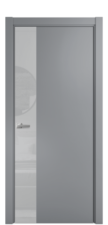 Дверь межкомнатная Ветро 19 Цвет Гриджио Покрытие Эмаль  Наличник L 75 Цена 52338