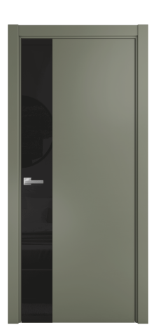Дверь межкомнатная Ветро 19 Цвет Зеленый Покрытие Эмаль  Наличник L 75 Цена 51588