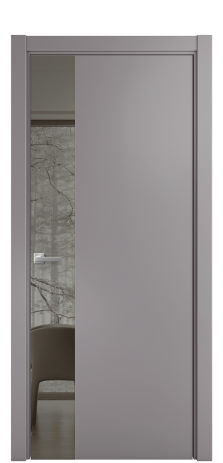 Дверь межкомнатная Ветро 19 Цвет Ирис Покрытие Эмаль  Наличник L 75 Цена 50625