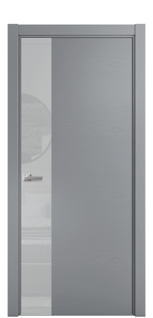 Дверь межкомнатная Ветро 19 Цвет Ясень Гриджио Покрытие Шпон крашеный  Наличник L 75 Цена 53825