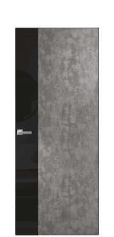 Дверь межкомнатная Vetro 19 Цвет Айс какао Покрытие ПВХ ФАКТУРНЫЕ Наличник Скрытый короб хром Цена 45300