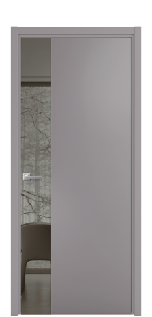 Дверь межкомнатная Vetro 19 Цвет Ирис Покрытие Эмаль  Наличник L 50 Цена 50625