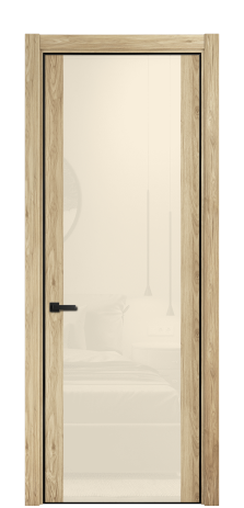 Дверь межкомнатная Ветро 21 Цвет Орех светлый Покрытие ПВХ ПОД ДЕРЕВО Наличник  L 75 Цена 59856
