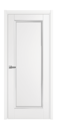 Дверь межкомнатная Sienna 1 Цвет Белый Покрытие Эмаль  Наличник L 50 Цена 49498