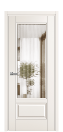 Дверь межкомнатная Savona 2B Цвет Молочный Покрытие Эмаль  Наличник L 50 Цена 59975