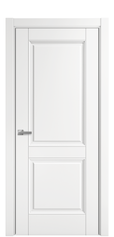 Дверь межкомнатная Сиена 2 Цвет Белый Покрытие Эмаль  Наличник L 75 Цена 49498