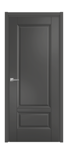 Дверь межкомнатная Сиена 2B Цвет Антрацит Покрытие Эмаль  Наличник L 50 Цена 57468