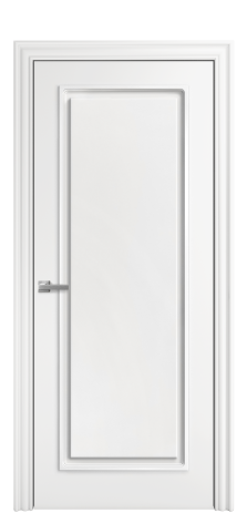 Дверь межкомнатная Amelia Цвет Белый Покрытие Эмаль  Наличник M 85 Цена 70350