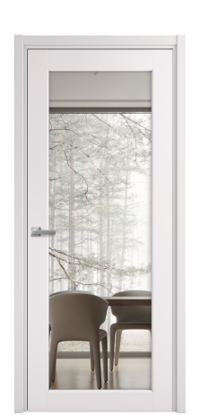 Дверь межкомнатная Страда 11 Цвет Крем Покрытие Эмаль  Наличник L 50 Цена 46225