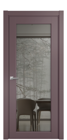 Дверь межкомнатная Страда 11 Цвет Лиловый Покрытие Эмаль  Наличник L 75 Цена 50340