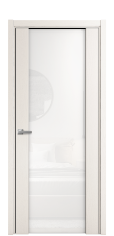 Дверь межкомнатная Vario 11 Цвет Ясень Молочный Покрытие Шпон крашеный  Наличник L 50 Цена 50175