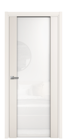 Дверь межкомнатная Варио 11 Цвет Молочный Покрытие Эмаль  Наличник L 50 Цена 49725
