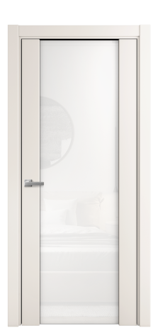 Дверь межкомнатная Варио 11 Цвет Молочный Покрытие Эмаль  Наличник L 75 Цена 49725