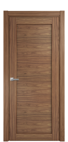 Дверь межкомнатная Strada 01 Цвет Американский Орех Покрытие Шпон натуральный  Наличник L 75 Цена 49600