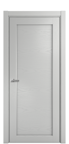 Дверь межкомнатная Strada 01 Цвет Ясень Телегрей Покрытие Шпон крашеный  Наличник L 75 Цена 42175