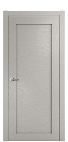Дверь межкомнатная Страда 01 Цвет Ясень Серый Шелк Покрытие Шпон крашеный  Наличник L 75 Цена 42175