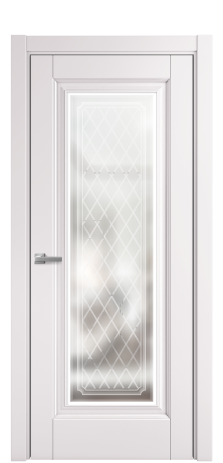 Дверь межкомнатная Элеганс 1 Цвет Крем Покрытие Эмаль  Наличник L 75 Цена 53895