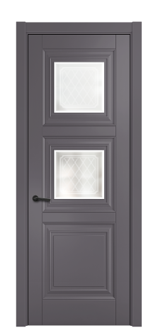Дверь межкомнатная Элеганс 3 Цвет Фиолетовый Покрытие ЭМАЛИ Эмаль Наличник L 75 Цена 53838