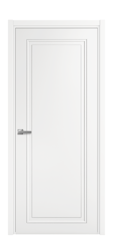 Дверь межкомнатная Страйп 1 Цвет Белый Покрытие Эмаль  Наличник L 50 Цена 43475
