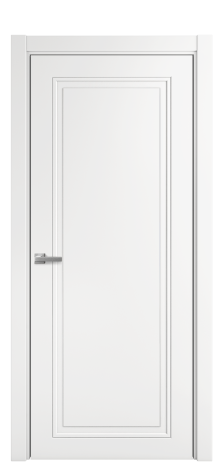 Дверь межкомнатная Страйп 1 Цвет Белый Покрытие Эмаль  Наличник L 75 Цена 43475