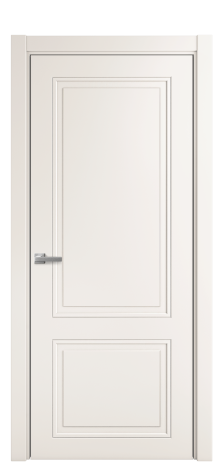 Дверь межкомнатная Stripe 2 Цвет Молочный Покрытие Эмаль  Наличник L 75 Цена 39298