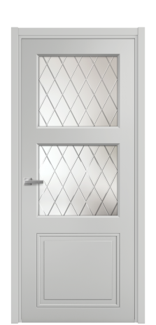 Дверь межкомнатная Stripe 3 Цвет Телегрей Покрытие Эмаль  Наличник L 50 Цена 40873