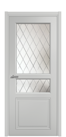 Дверь межкомнатная Stripe 4 Цвет Телегрей Покрытие Эмаль  Наличник L 50 Цена 39771