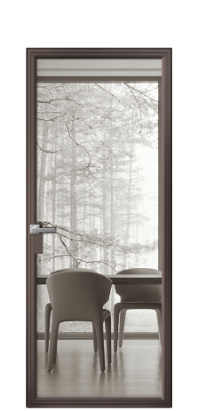 Дверь межкомнатная Frame 01 Цвет Антик Покрытие Алюминий  Наличник Скрытый короб Цена 73420