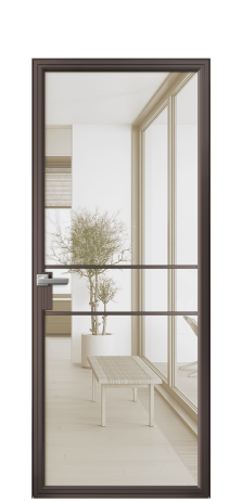 Дверь межкомнатная Фрейм 02 Цвет Антик Покрытие Алюминий  Наличник Скрытый короб Цена 80720