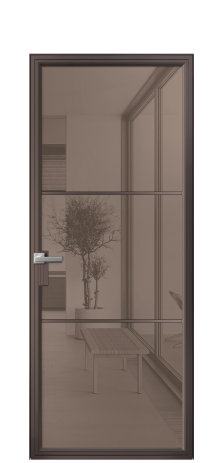 Дверь межкомнатная Frame 03 Цвет Антик Покрытие Алюминий  Наличник Скрытый короб Цена 76700