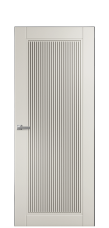 Дверь межкомнатная Степ 02 Цвет Дымчатый Покрытие Эмаль  Наличник Скрытый короб хром Цена 51950