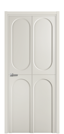 Дверь межкомнатная Anse 4 Цвет Дымчатый Покрытие Эмаль  Наличник L 50 Цена 44475