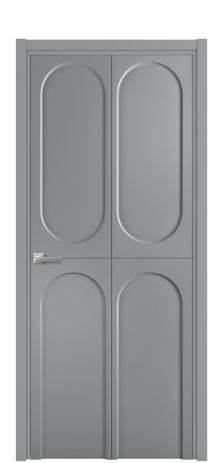 Дверь межкомнатная Anse 4 Цвет Гриджио Покрытие Эмаль  Наличник L 50 Цена 45918