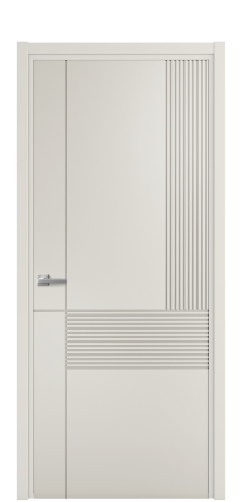 Дверь межкомнатная Меццо 13 Цвет Дымчатый Покрытие Эмаль  Наличник L 50 Цена 42475