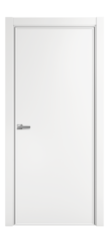 Дверь межкомнатная Line 1 Цвет Белый Покрытие Эмаль  Наличник L 75 Цена 49475